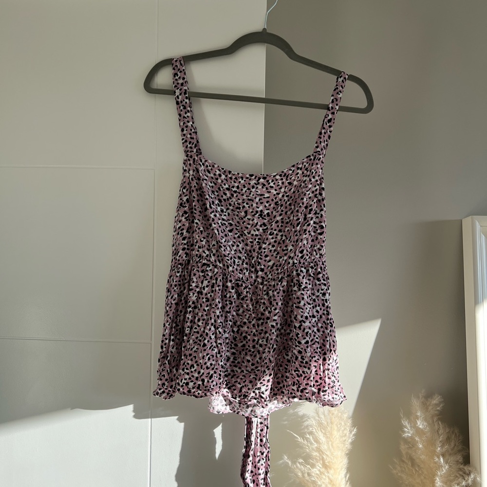 Torrid Leopard Print Babydoll Shirt - Size 2